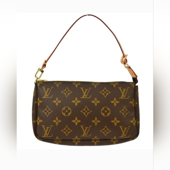 LOUIS VUITTON Pochette Gift Box Silk Dust Bag Card Holder Logo Ribbon Tag M51980 - Picture 13 of 14